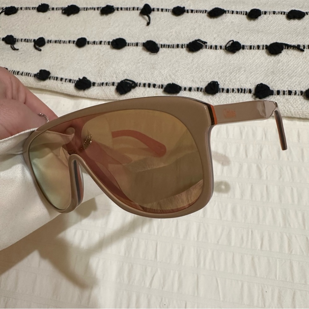 Chloé Women's Jasper Shield Navigator Sunglasses, 99mm - Picture 10 of 12